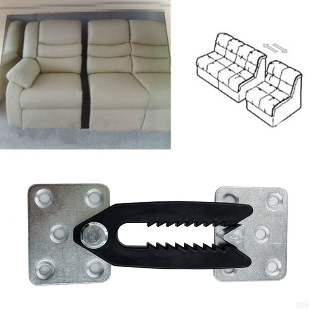 Pince crocodile pour meubles sectionnels, matériel robuste, charnières pratiques durables, connecteur de canapé