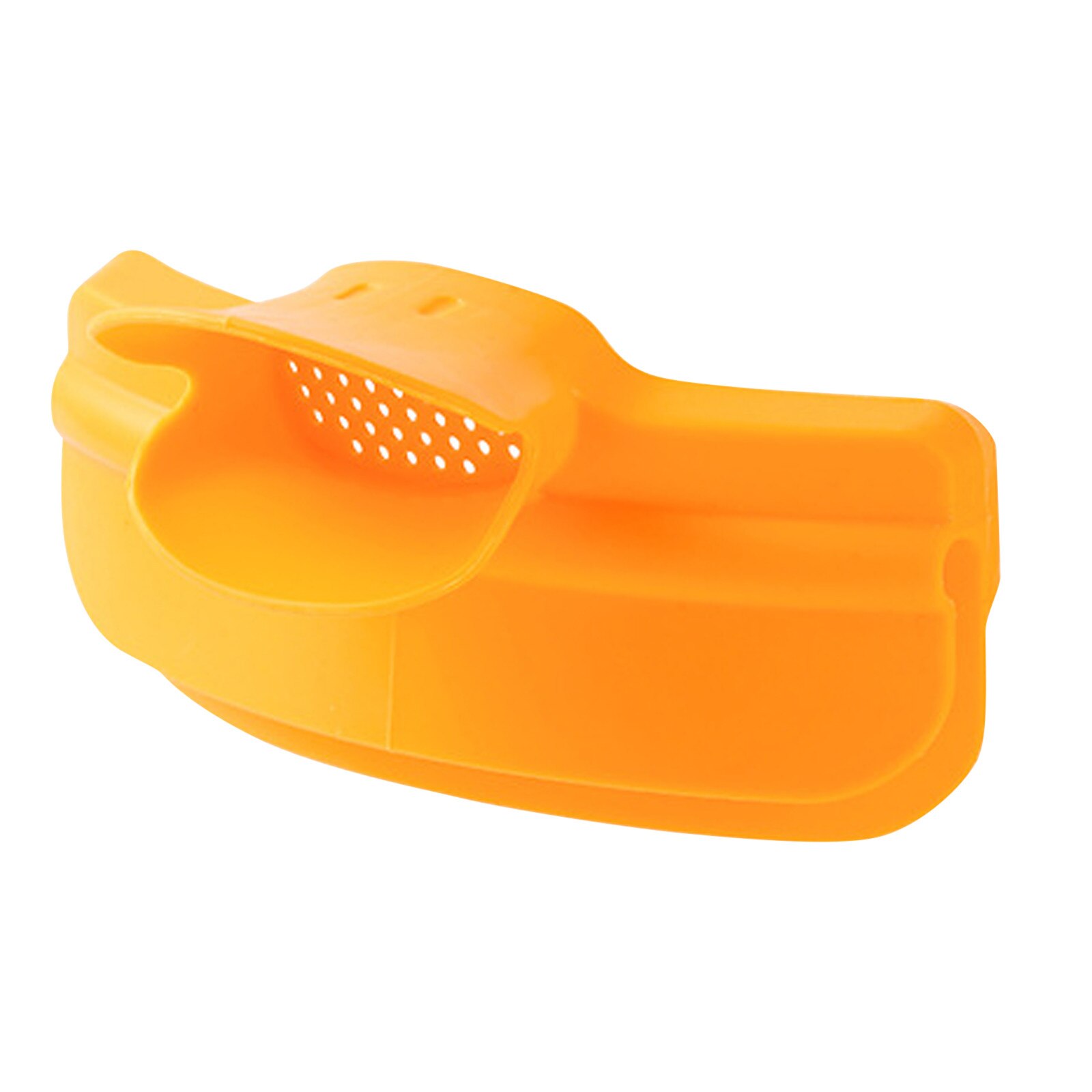 Round Pot Silicone Soup Guide Nozzle Square Splash Scald Prevention Portable Discharge Spout Easy Clean Tomato Bisque Soup: Orange