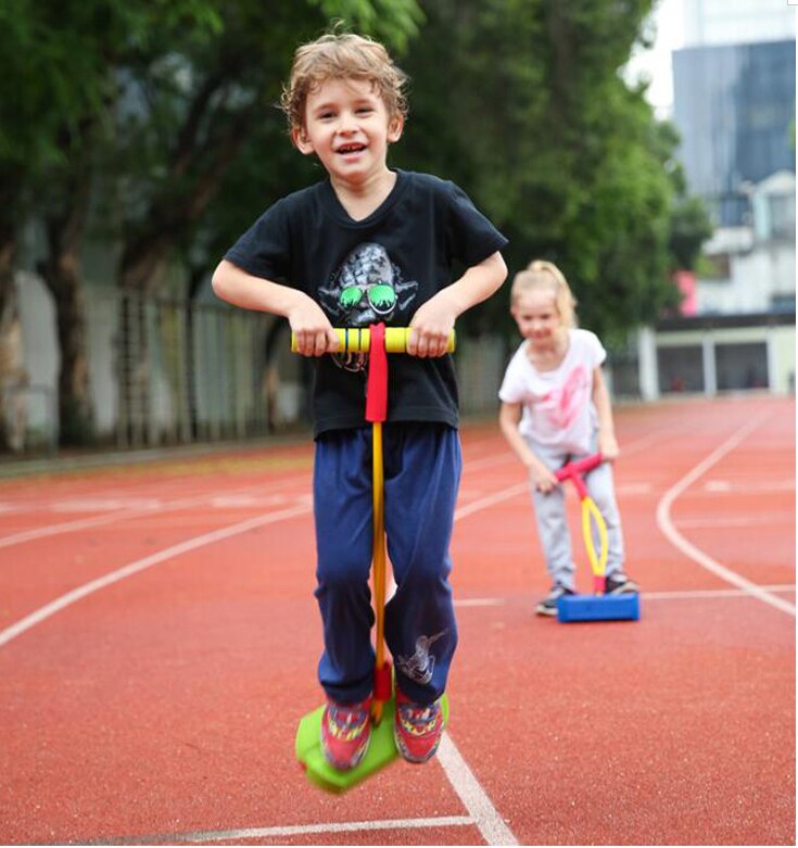 Stock Springen Schuhe Känguru Jumper Schaum Stock Außen draussen Spielzeug Sport drinnen Spiele Für freundlicher freundlicher Fitness Ausrügestochen