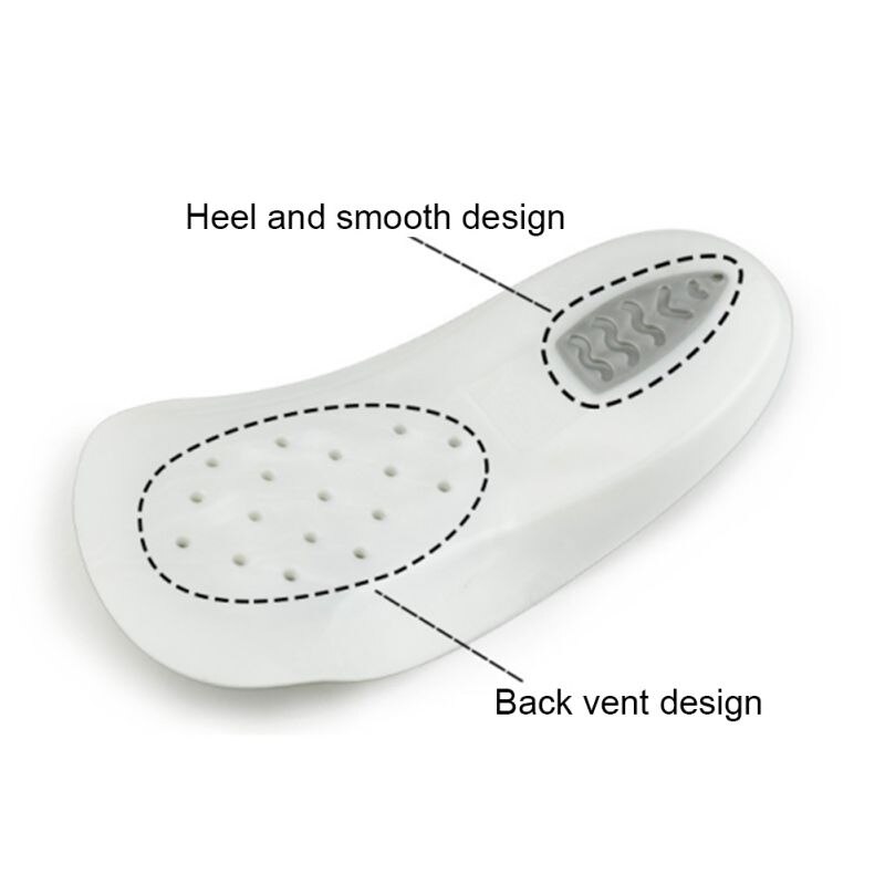 1 Pair Practical Durable Flat Feet Knock Knees Plantar Orthotics Inserts Breathable Arch Support Insoles With 8 Correction Pads