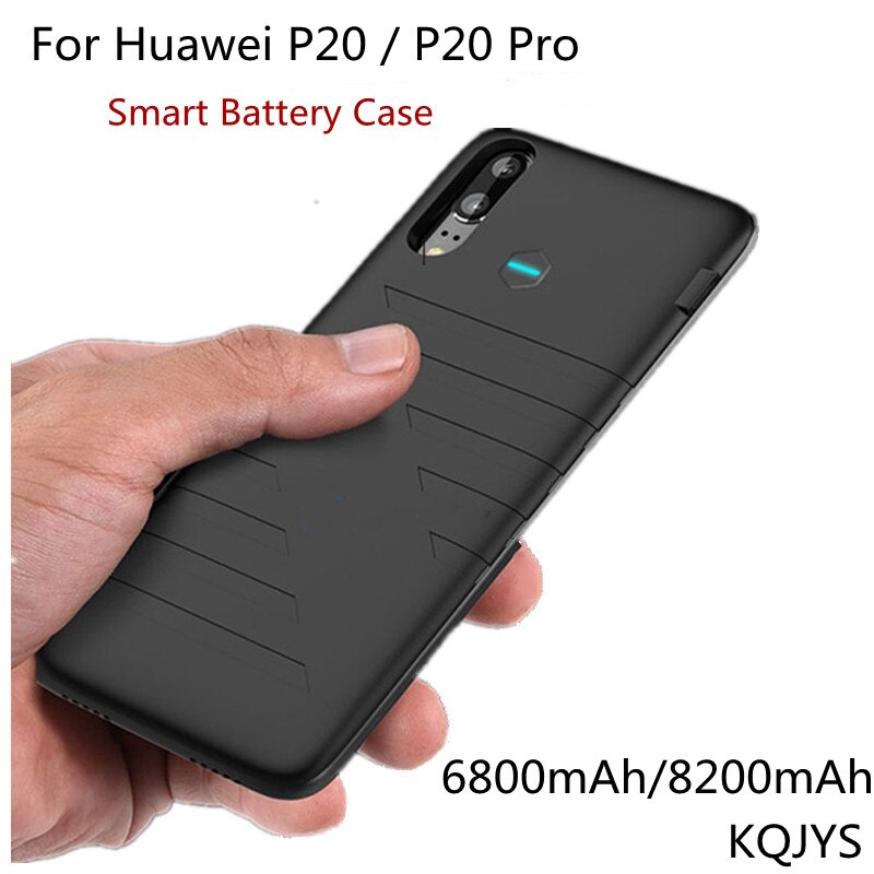 Kqjys Externe Power Bank Opladen Cover Voor Huawei P20 Batterij Case Draagbare Smart Battery Charger Cases Voor Huawei P20 Pro