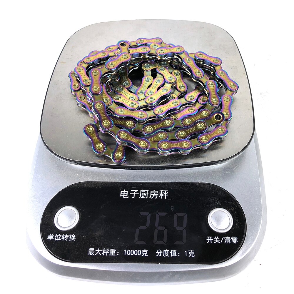 YBN Bicycle Chain 12 Speed Plating Color MTB Mountain Road Bike Chain For SRAM Shimano Campanolo System