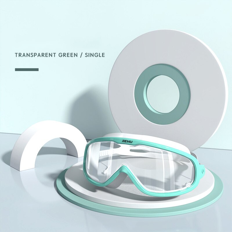 Myopia Swimming Glasses Prescription -1.0~-8.0 Waterproof Anti Fog Swim Eyewear Silicone Diopter Diving Goggles Adults Children: Light Grey