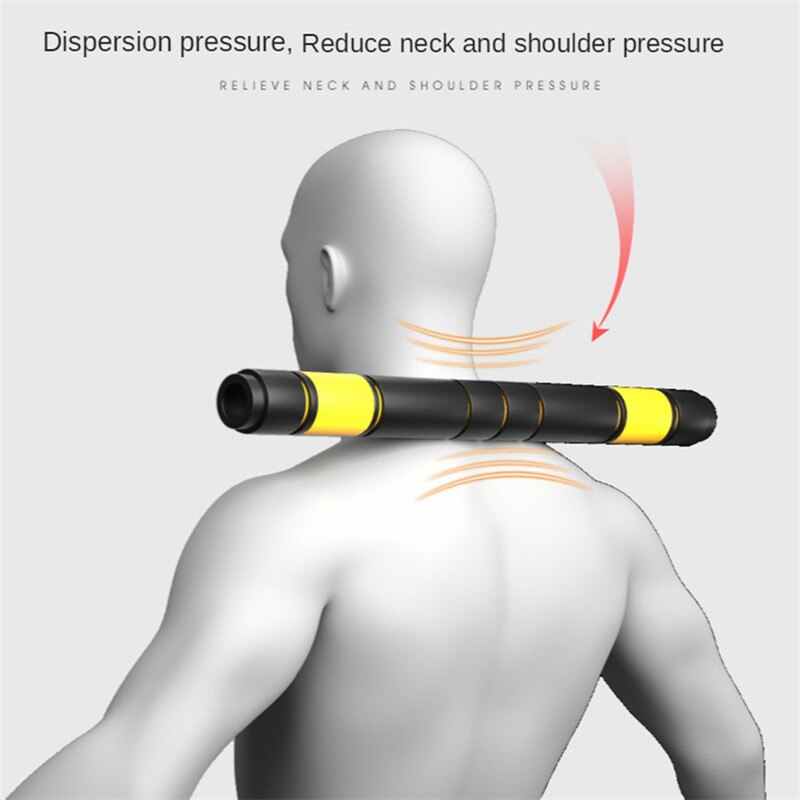 Dumbbell Extension Bar 35/45/50 Cm Arm Strength Training Barbell Connector Connector Neck Pad Extension Bar Extender Equipment