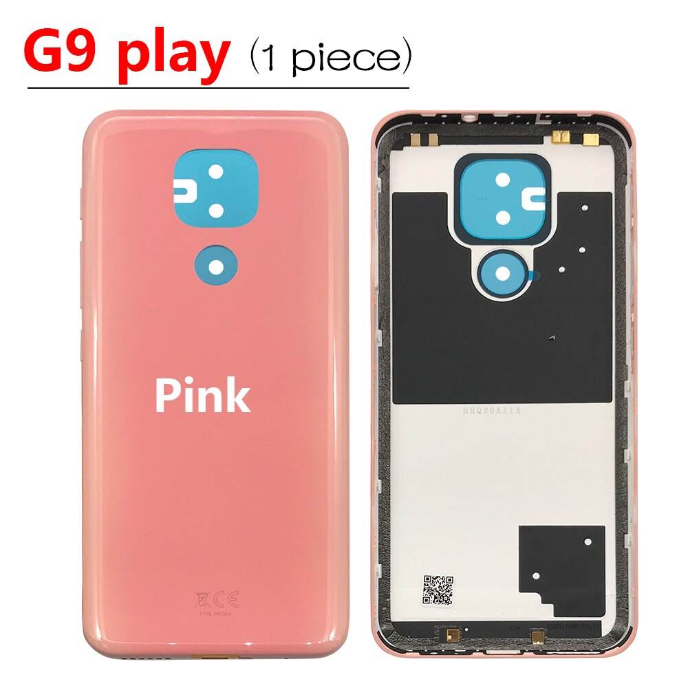 Tylna pokrywa baterii tylna pokrywa szklana dla Motorola Moto One makro Action / G6 Plus / G7 Power / G9 Play / E7 z klejem