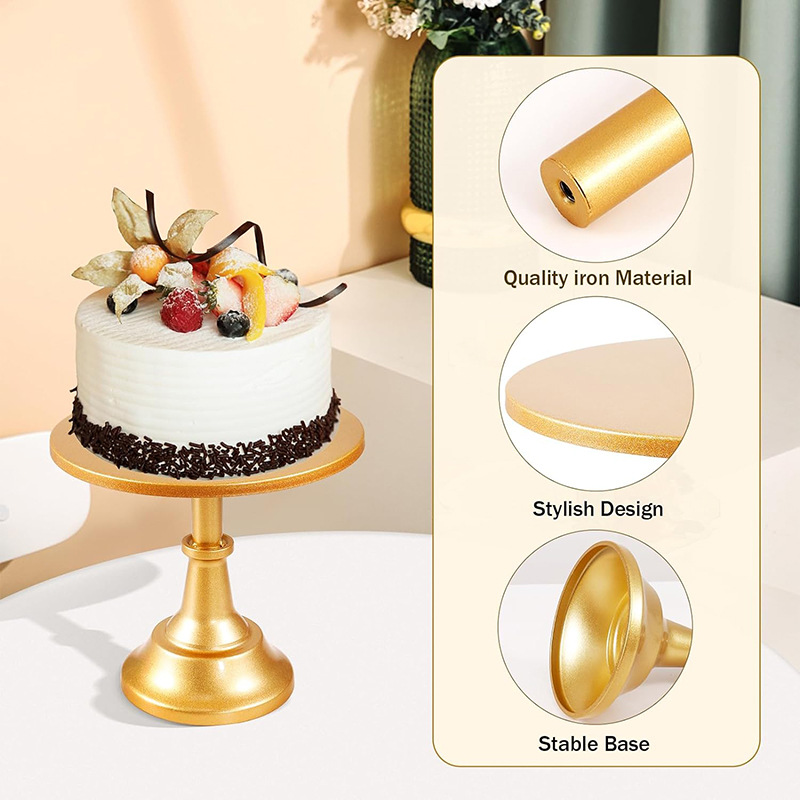Cake Stand Home Party Dessert Table Display Rack Dessert Cake Tray Cold Meal Tea Break Table Afternoon Tea Center Rack Metal