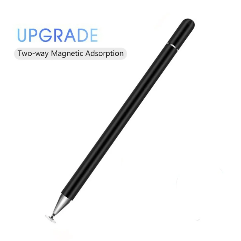 STONEGO iPad Pen Apple Pencil Stylus Bolígrafo capacitivo universal para todos los tabletas Teléfonos Dibujo Escritura Pantalla táctil pasiva: Negro