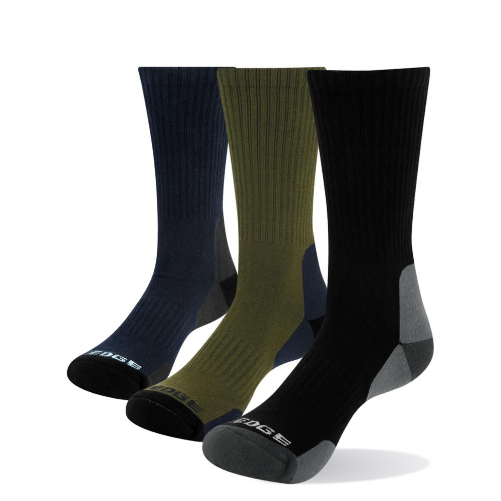 YUEDGE 3 pairs of socks men's black socks white socks formal cotton socks brand breathable work casual socks: 1803 / L(Men 6.5-9.5 US)