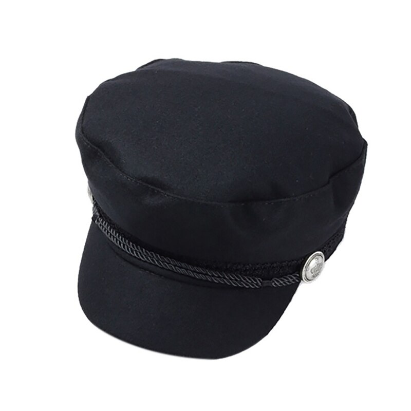 Sombrero octogonal de algodón con botones y bisagras para hombre y mujer, gorra plana de Golf, calentador de cabeza, ropa deportiva, versión coreana