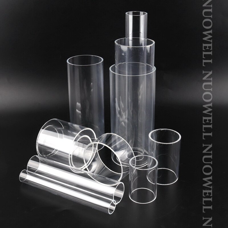 1pc 30CM Länge OD 16 ~ 90mm transparent Acryl Rohr Aquarium Fisch Panzer Gemeinsame Rohr Garten Bewässerung liefern Plexiglas Rohr