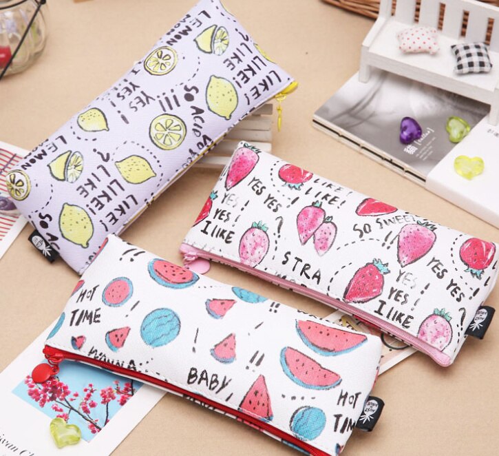 Summer Fruit Coin BAG , - 19CM PU Pineapple Etc. Coin BAG , Coin Purse , Coin Pencil BAG Wallet Pouch