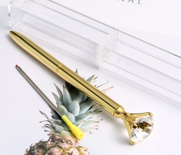 Stylo d'écriture de mariage 1 pièce | Décoration de demoiselle d'honneur pour soirée d'enterrement de jeune fille, de retour à l'école, d'anniversaire: Or