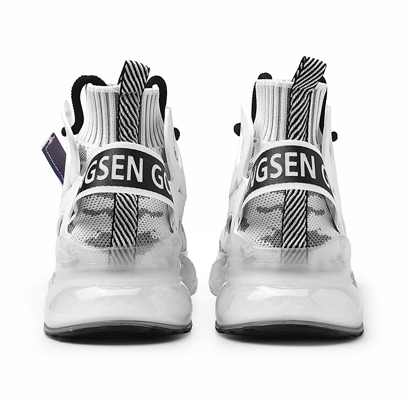 Nowe ostrze buty mężczyźni komfortowe światło TPU trampki mężczyźni Popcorn za kolana najlepsze trampki męskie buty trekkingowe Zapatos Hombr