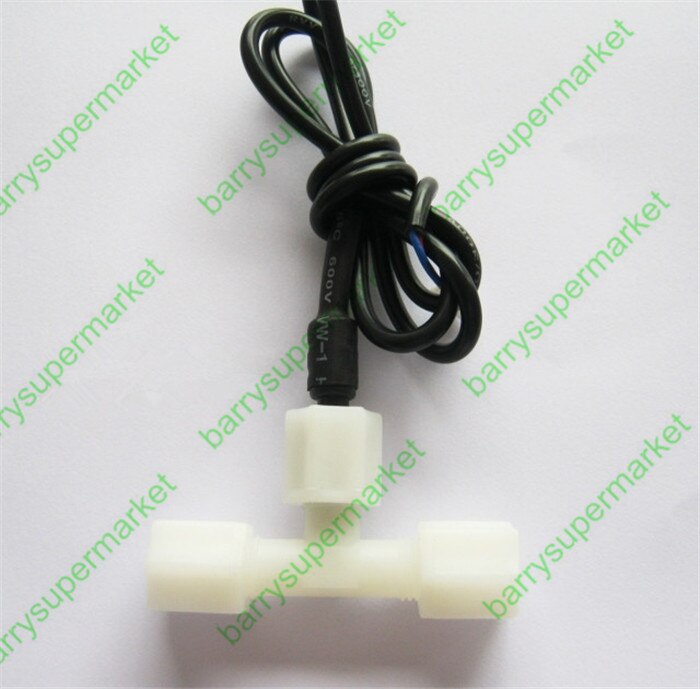 2PCS Flow sensor Water probe testing TDS conductivity tester RO water purifier dedicated+Tripartite-joints G1/4 0.8MPA