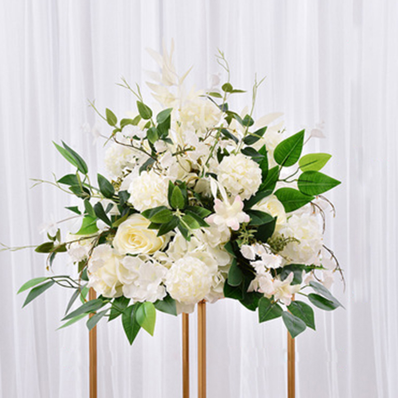 Kunstseide Blumen Ball für Hochzeits feier Dekoration Bühne Anzeige Fenster Dekoration Simulation Blume Hochzeit Zubehör: schwarz