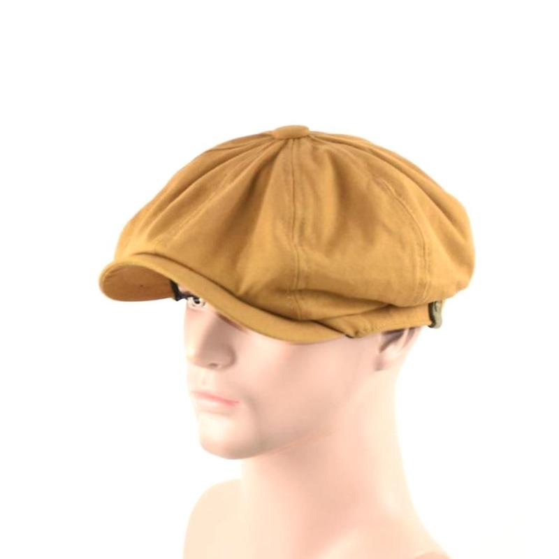 Mænd baretter hætter bomuld linned åndbare hætter mænd britisk solid vintage stil afslappet maler mandlige mænd hatte hatte hatte  x7 c 3