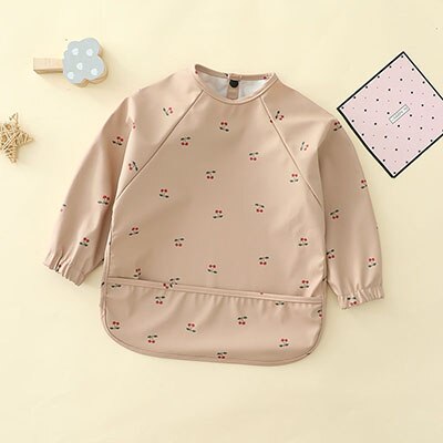 Waterdichte Baby Slabbetjes Baby Burp Cartoon Doeken Kant Lange Mouw Voeden Kinderen Tekening Kleding Prinses Rok Baby Spullen: 500023