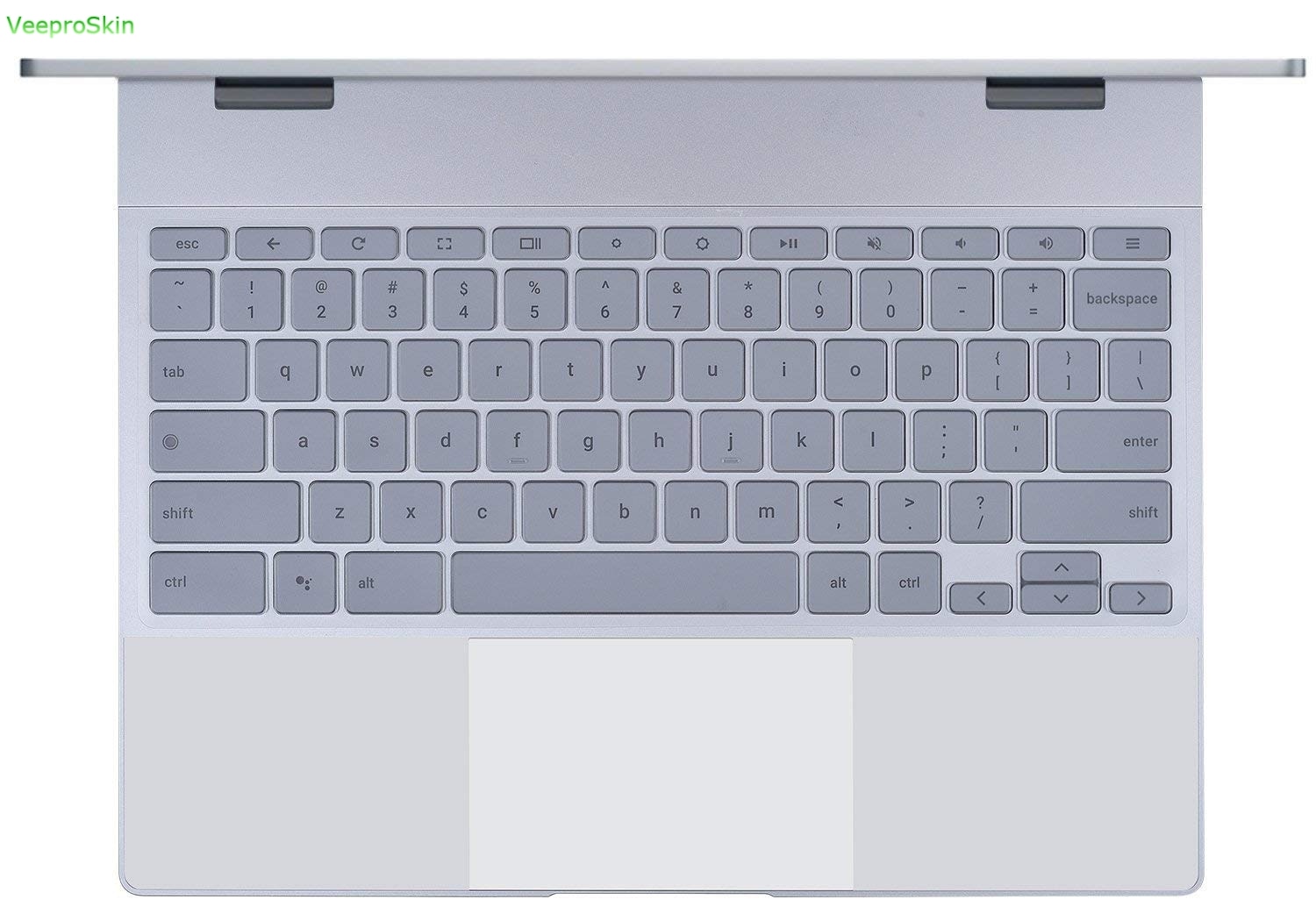 For Google Pixelbook 12.3&quot; Touch-Screen Chromebook Released) Keyboard Skin Us Layout Ultra Thin Soft Clear Keyboard Cover