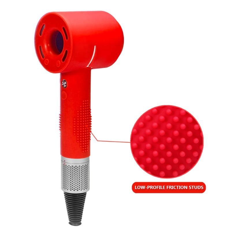 Funda protectora de silicona antiarañazos para secador de pelo Dyson, funda protectora para la cabeza y el cuerpo