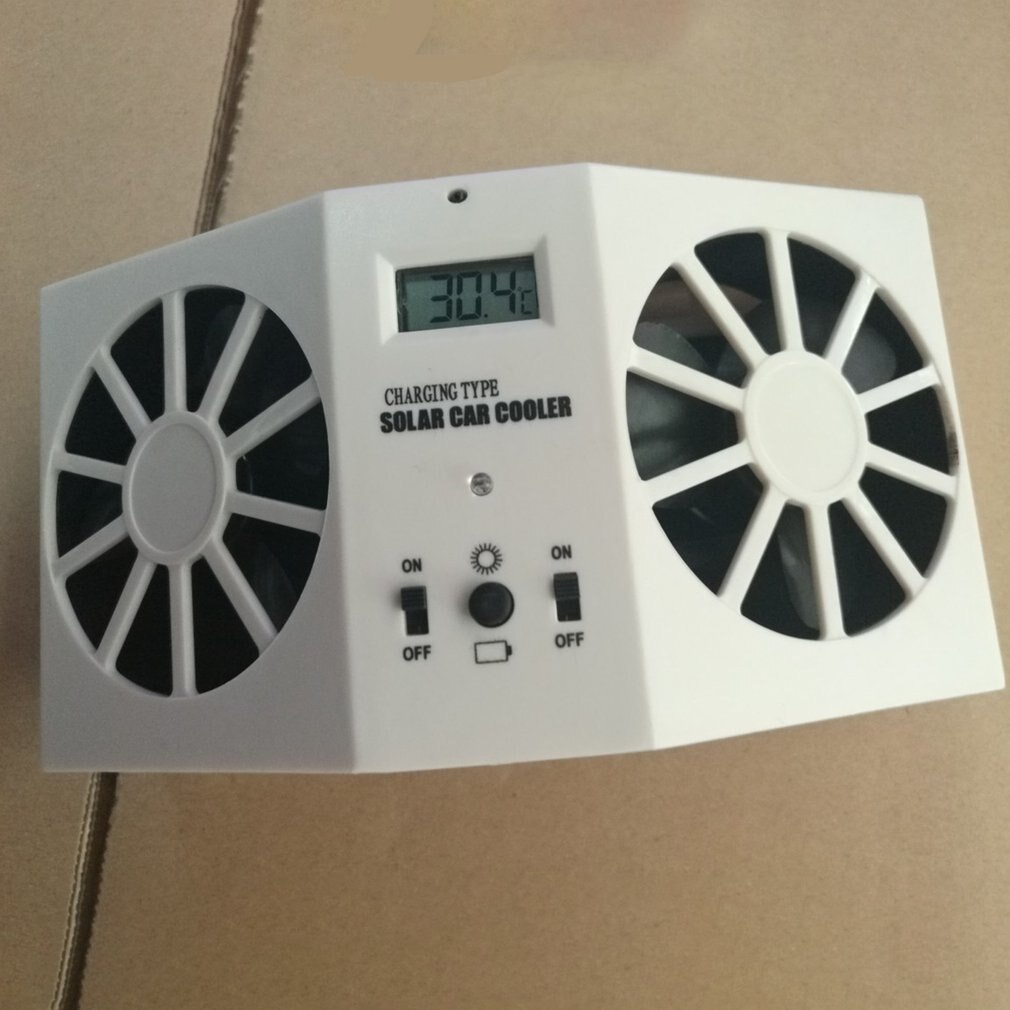 2W Auto Zonne-Ventilator Solar Auto Ventilator Auto Solar Cooling Artefact Uitlaat Warmte Ventilator Duurzaam
