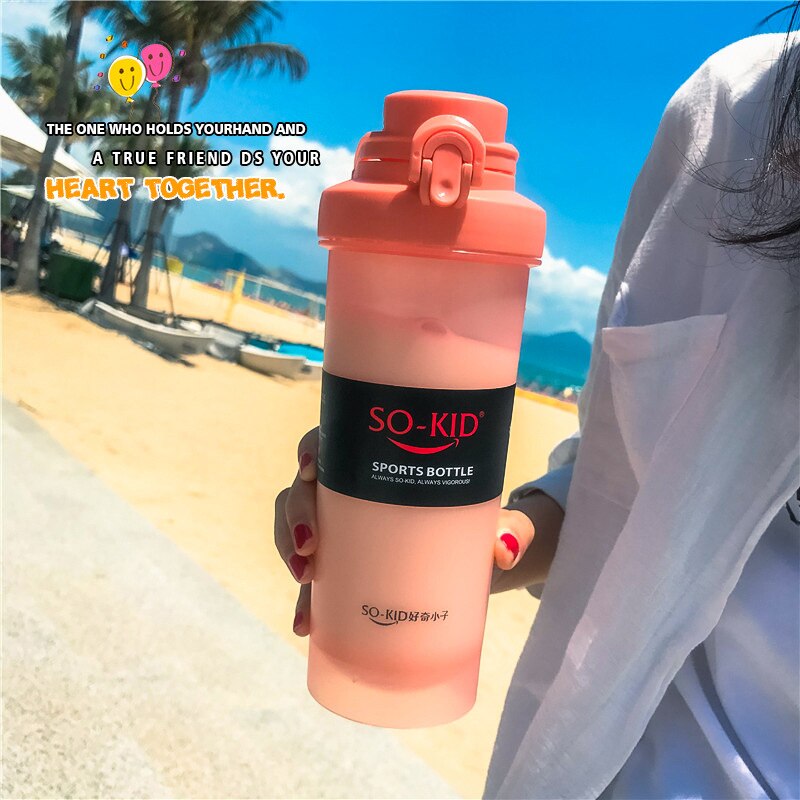700ml protein shaker flaske bpa gratis vandflasker gym sport fitness rejse studerende børn skole drikkedunk til sommer