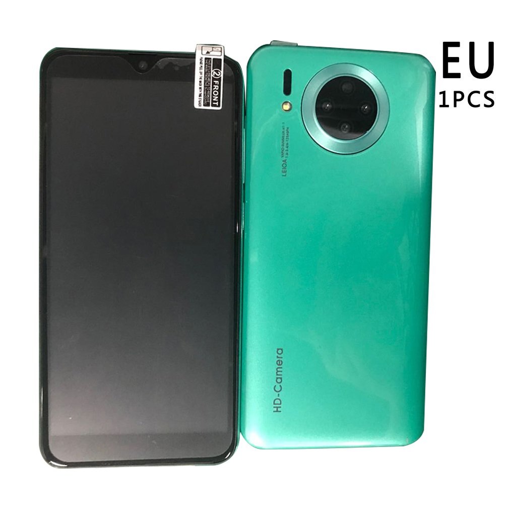 Mate33 Pro Smartphone with 512M+4GGB Large Memory 5.8 Inch Screen Support Face/Fingerprint Unlock Dual SIM Mobile Phones: EU green
