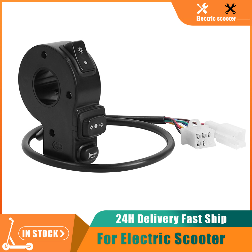 3 In1 Controller Switch 22mm Handlebar Switches Horn Button Turn Signal Light Headlights For Motorcycle Scooter Universal ATV