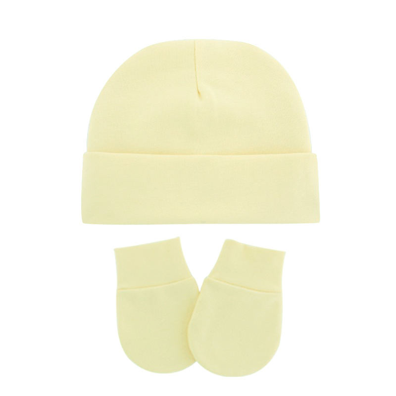 Newborn Winter Hat Gloves Set Boy Girl Warm Cotton Kids Beanies Stuff Children Accessories Baby Bonnet Babies Photography Props