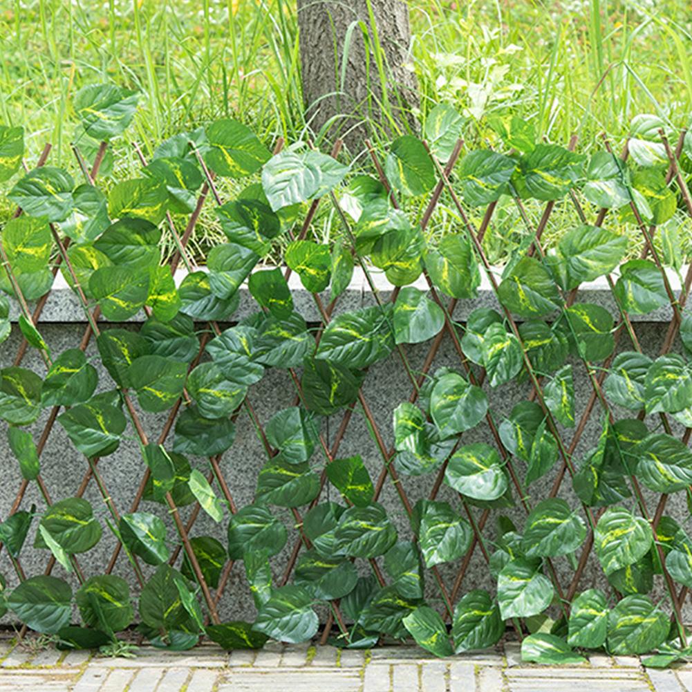 Artificial Privacy Fence Screen Faux Ivy Leaf Screening Hedge For Garden Outdoor Indoor Decor Garden Backyard Patio Decoration