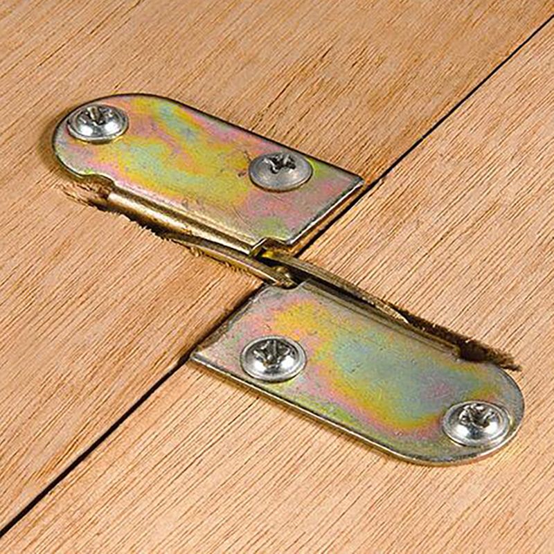 2Pcs/set Folding Hinge 180 Degree Flap Board Hinge Furniture Dinner Table Bed Hidden Hinges Support Bracket Hardware Accessories