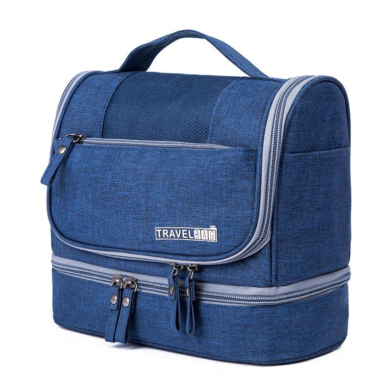 Homens Viajam Saco C&acirc;mera Digital Pacote de Viagem Saco de Cosm&eacute;tica Organizador Cubo Embalagem &Agrave; Prova de Choque &Agrave; Prova D' &Aacute;gua Mochila 2018 sac a principal: Blue travel bag