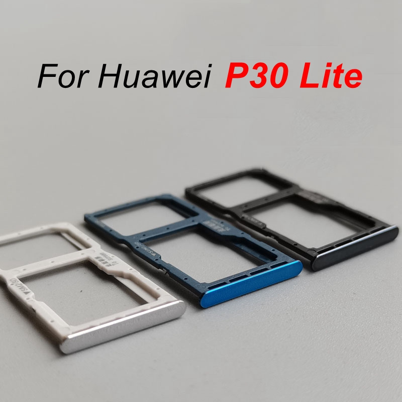 Mikro SD Karte Tablett Für Huawei P30 Lite SIM Karte Tablett Slot Sockel Halfter Adapter Ersatz Für Huawei P30 Profi VOG-L29 L09 L04