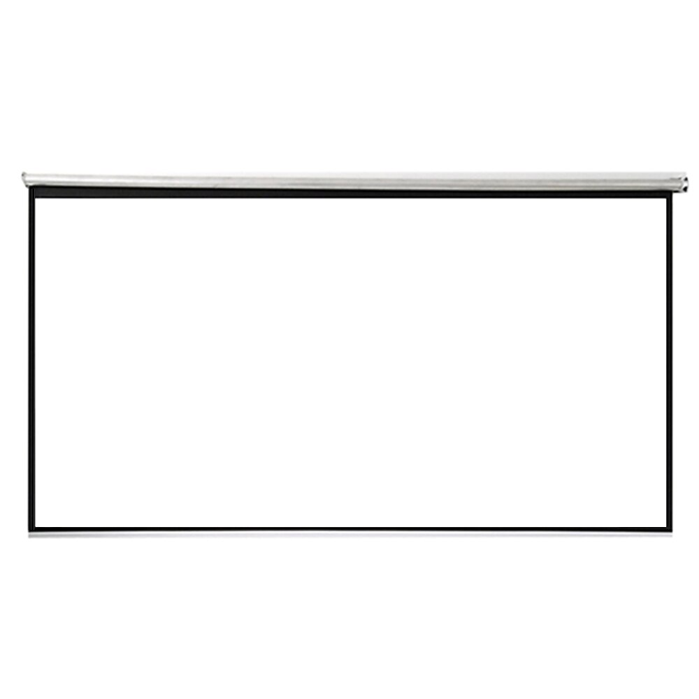 84 pouces 16:9 fixé au mur mat blanc tissu Fiber de verre tirer vers le bas HD écran toile projecteur LED écran pour Home cinéma