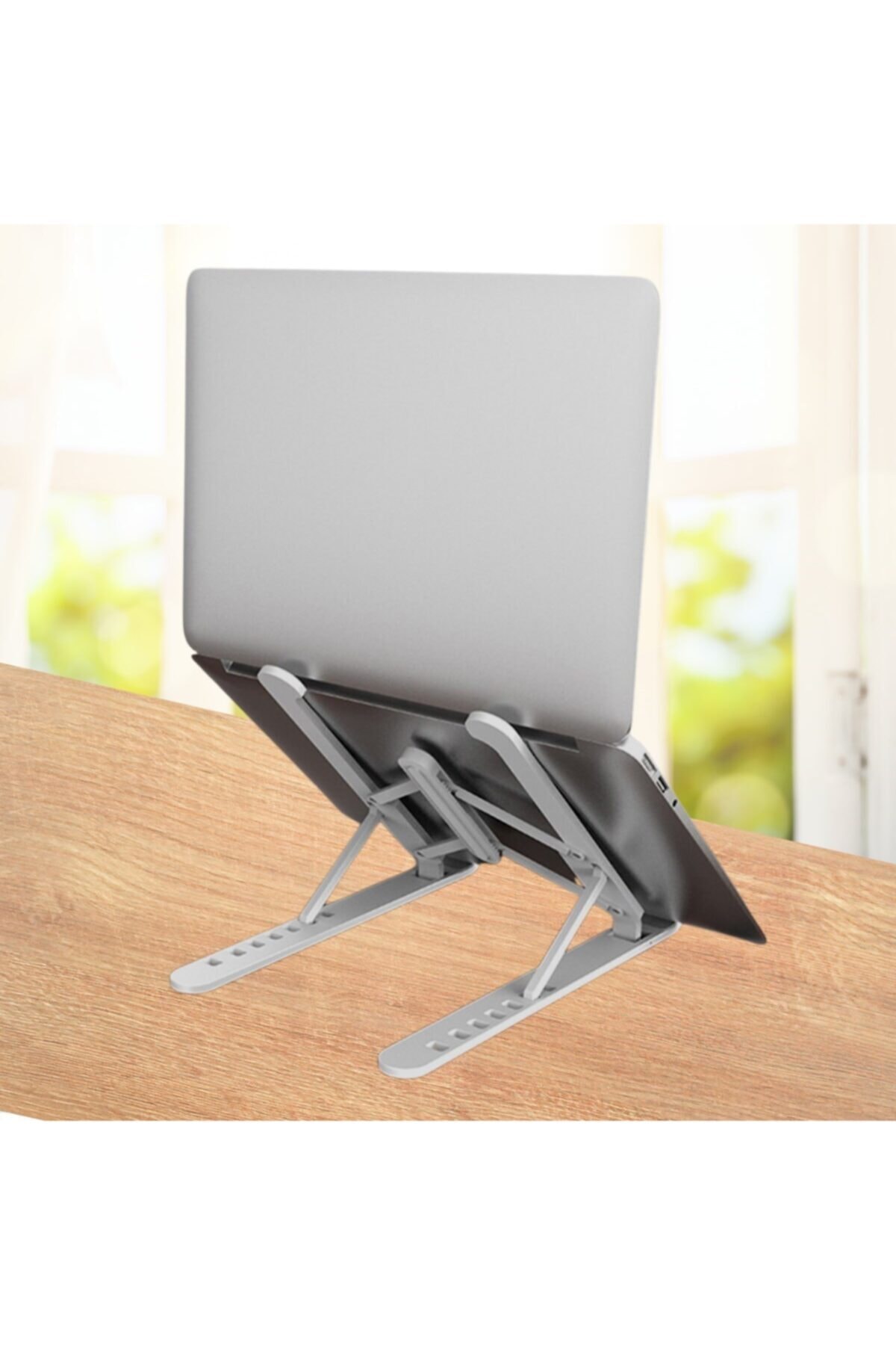 Verstelbare Plastic Laptop Ondersteuning Base Vouwen Draagbare Laptop Stand Versterker