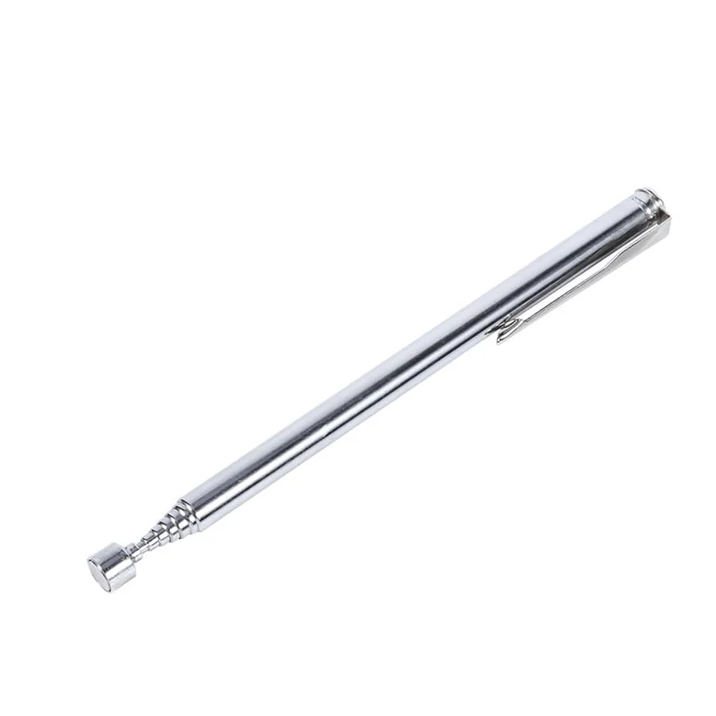 Penna magnetica magnetica telescopica portatile, pratica capacità dello strumento per raccogliere il bastone dell'asta di raccolta estensibile con bullone dado: Blu