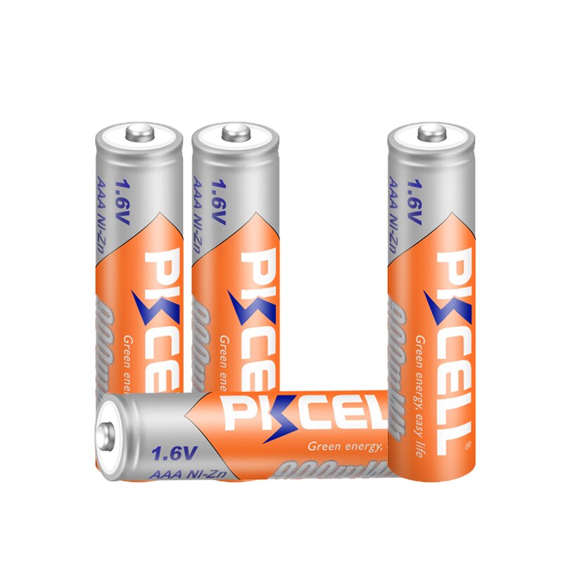 12Pcs PKCELL AAA NI-ZN Rechargeable Batteries aaa 900mWh 1.6V ni-zn Battery For Digital Camera RC Car Flash Electric Toys