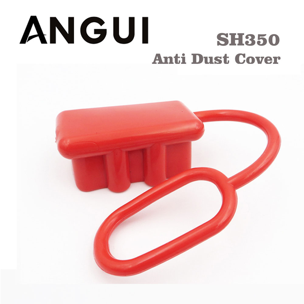 350A 600V Anti Dust Cap Cover end SH50 plug connector 350amp dual pole battery SH350 Rubber Red or Black: Red