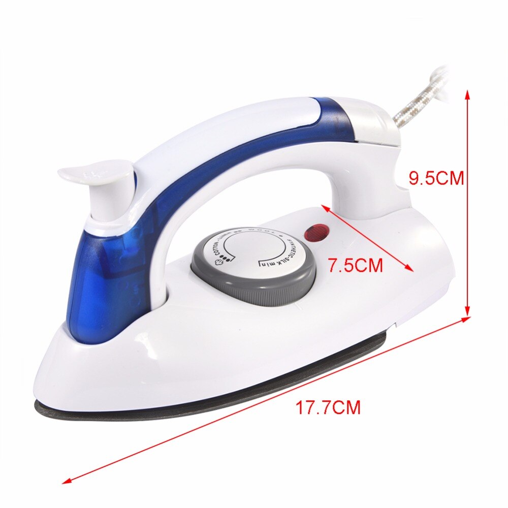 Plancha de Vapor Eléctrica con enchufe europeo, vaporizador manual para ropa, plancha de viaje Flatiron, Control de temperatura para el hogar y viajes, 220V