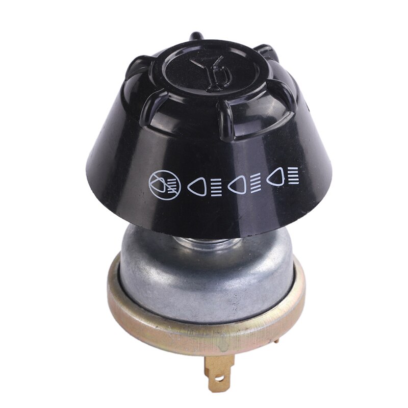 Bouton-poussoir étanche en métal, 12V, pour éclairage et klaxon