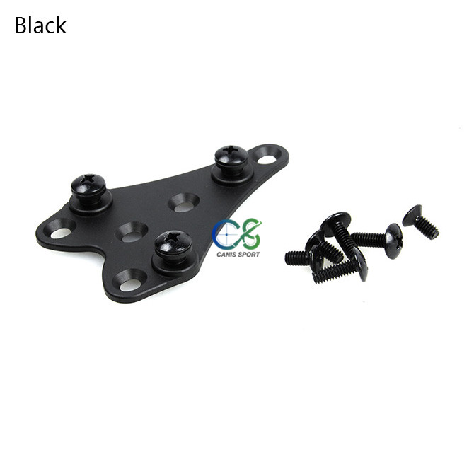 Funda PPT GC estilo 579 para conexión especial, sistema de montaje GC, aleación de aluminio, hebilla de liberación rápida, gs7-0079: Black