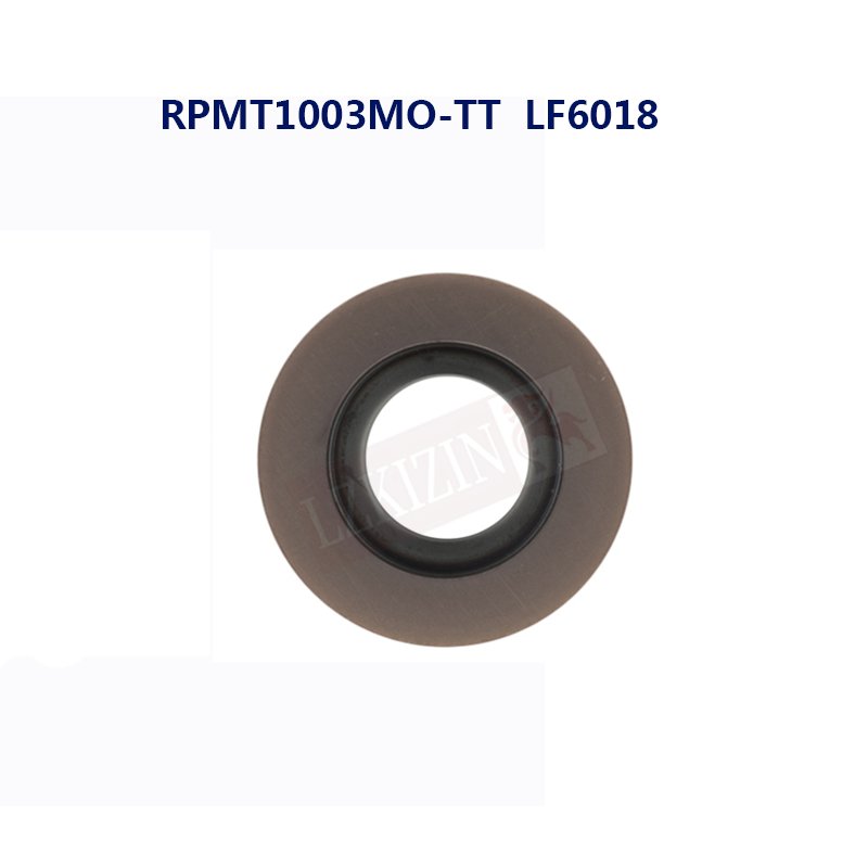 10Pcs RPMT1003 Mo RPMT10T3 RPMT1204 Moe Js LF6018 Carbide Insert Deskar Draaibank Interne Frezen Draaien Tool Voor Rvs