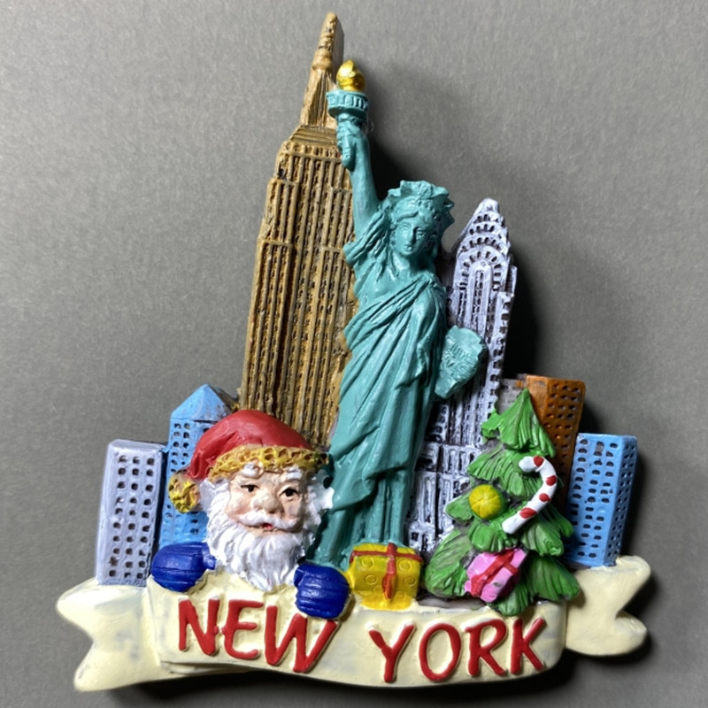 North America USA York Florida Las Vegas San Francisco Chicago Fridge Magnets Tourism Souvenir Refrigerator Magnetic
