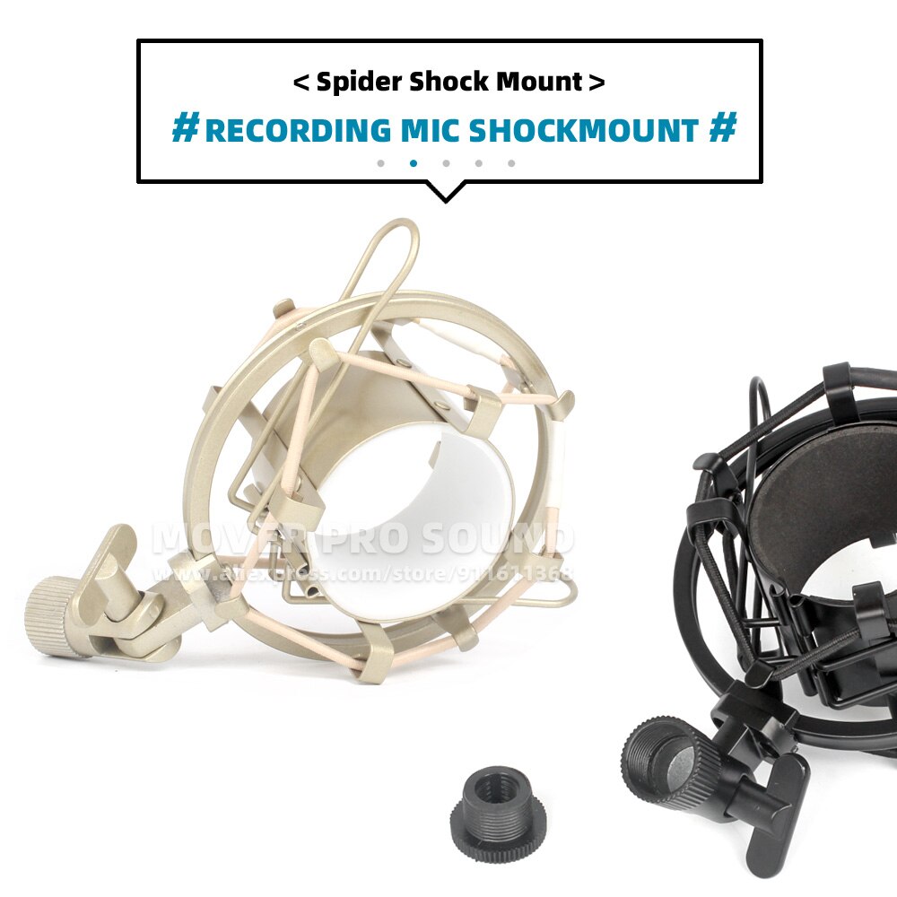 Suspension Microfoon Shock Mount Voor Audio Technica Op 2035 2050 Atr 2500 AT2020 AT2050 AT2035 ATR2500 Stand Mic Houder