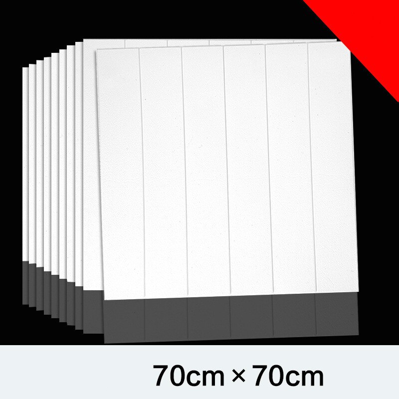 3D Stereo Wall Stickers Waterproof Moisture Proof Mildew Foam Wallpaper Self-adhesive Decorative Ceiling Wood Grain Stickers: J