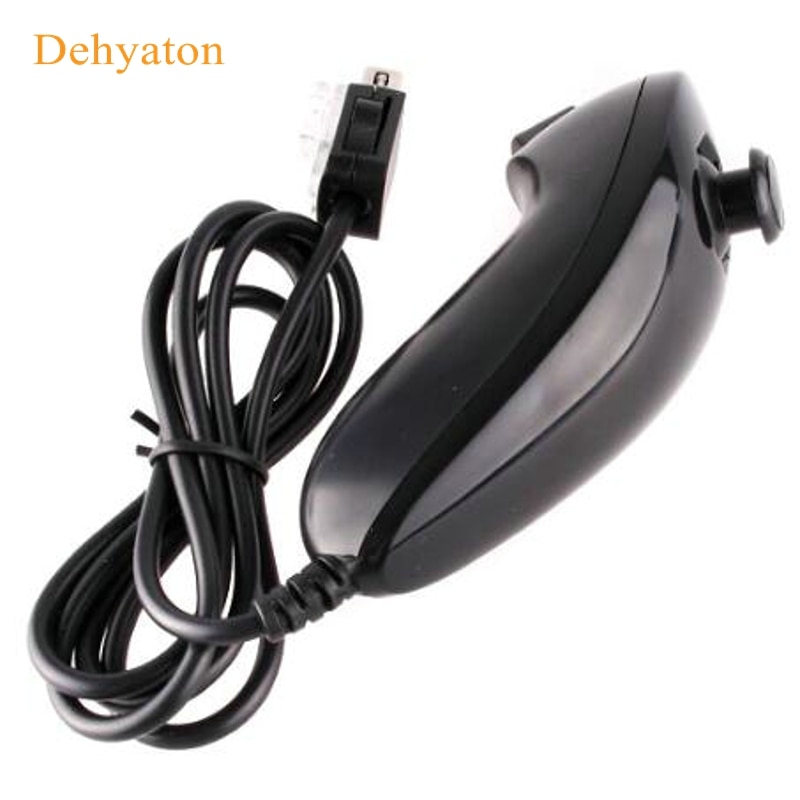 Kleurrijke Handvat Nunchuk Nunchuck Remote Game Controller voor Wii met wired ondersteuning