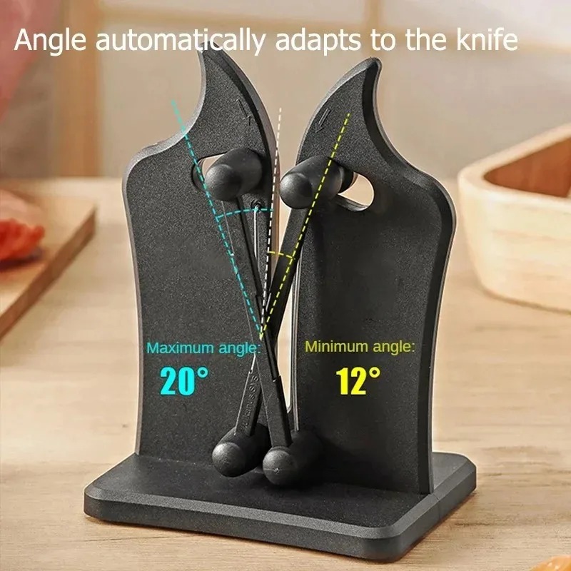 Afilador de cuchillos, herramienta de afilado de cocina, fácil y seguro, cuchillo de Chef de cocina, cuchillo de Damasco, herramientas de cocina, suministros de cocina