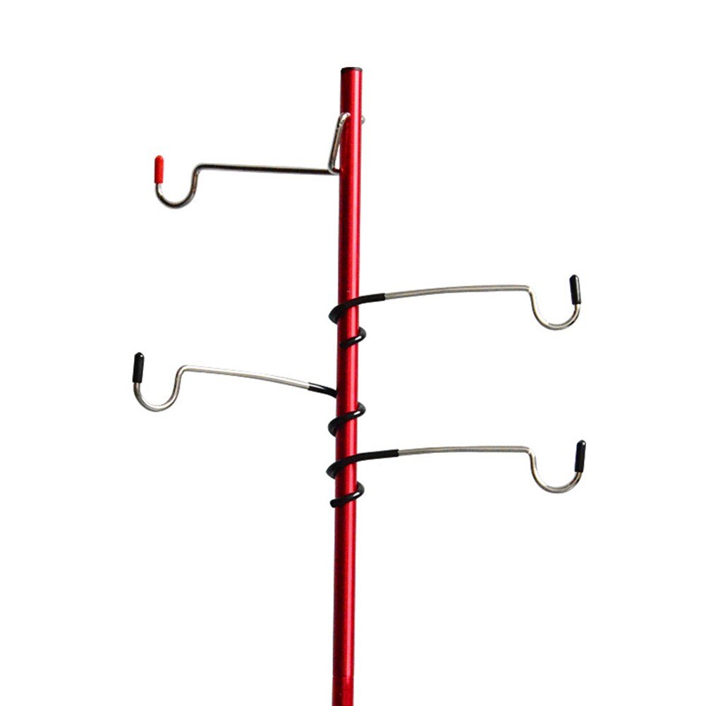 Tent pole lamp holder hook multifunctional outdoor universal hook s type lantern hanger camping tent travel hiking accessories