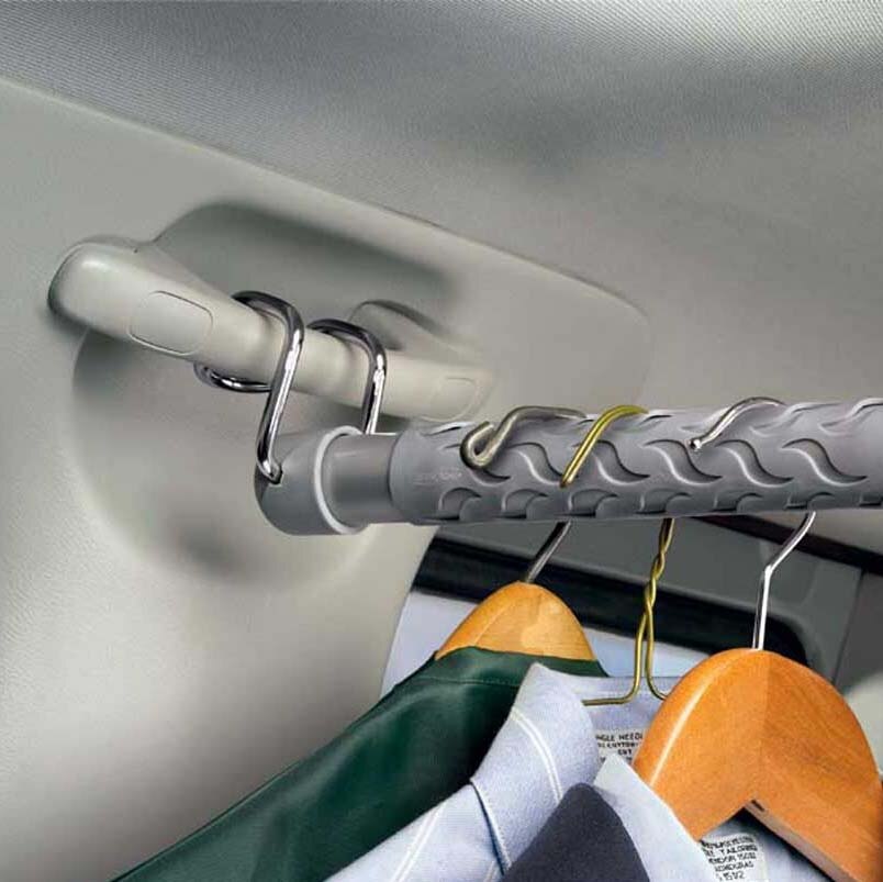 Vehicle telescopic airing pole Automobile clothes rack Clothes hanger for vehicle Vehicle clothes rack Coat hanger