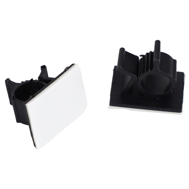 100 st/lot kabel sladd självhäftande fästen clips organizer clamp monteringsområde trådlös kabel clips trådhållare