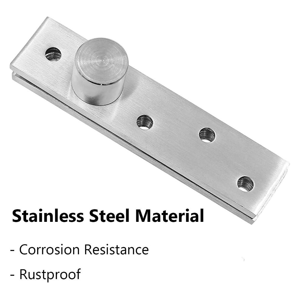 Professionele 360 Graden Rotatie Deur Pivot Scharnieren 75mm 100mm Rvs As Verbergen Kast Scharnier